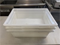 Large Plastic Storage Tubs (3)