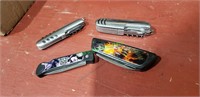 Multi knives tools choppers pocket knife