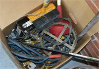 Box Lot of Tools & Garage Items