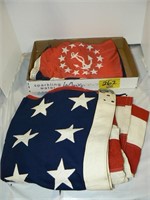 LARGE STITCHED 48-STAR FLAG WITH GROMMETS AND