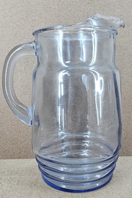 Misty Blue AH Tea Pitcher