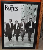 Large Beatles framed print, 39" x 27"