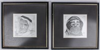 Art - Signed Numbered Prints of Saudi Man & Woman