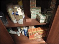 Contents of Credenza to include: full of soaps,