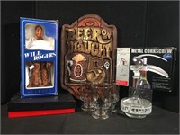Will Rogers Decanter and Barware