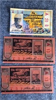 Indy 500 Ticket Stubs 1952 and 1953 (2)