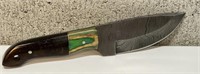 Damascus Knife w/Sheath