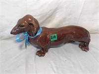Vintage Ceramic Dog (13.5"L)