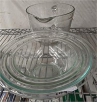 PYREX MIXING BOWLS,