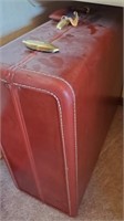 Vtg Brown Suitcase