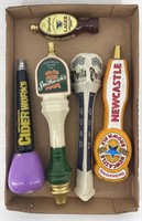 Tray Lot of Collectible Beer Taps