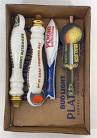 Tray Lot of Collectible Beer Taps