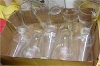 11 COKE GLASSES