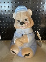 Teddy Bear Cookie Jar w/Lid