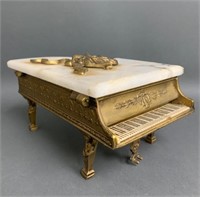 Heavy Marble and Brass Music Box