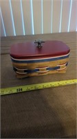 LONGABERGER RED WHITE AND BLUE STAR BASKET