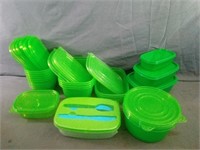 Large Assortment of Plastic Storage Containers