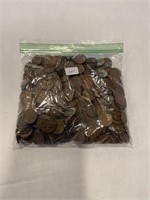 (500) Wheat Cents