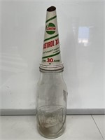 Castrol Tin Top on Embossed Castrol Z Quart