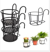Klvied Outdoor Plant Stand, Pack of 3