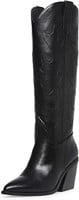$158-Madden Girl Women's 8 Arizona Boot, Black 8