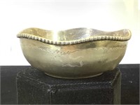 Sterling  bowl, 4 in. Diameter, hallmarked RN,