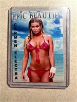 CARMEN ELECTRA EPIC BEAUTIES TRADING CARD