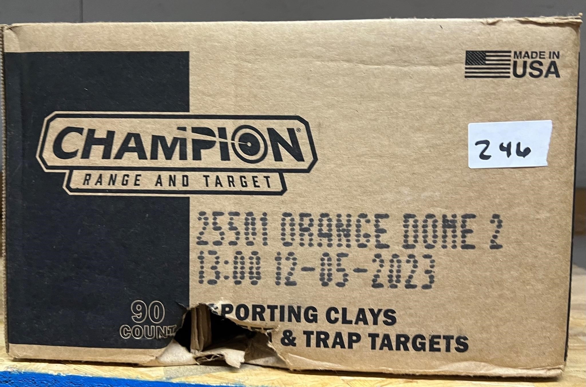 Champion Orange Sporting Clays, 90ct** Some Broken