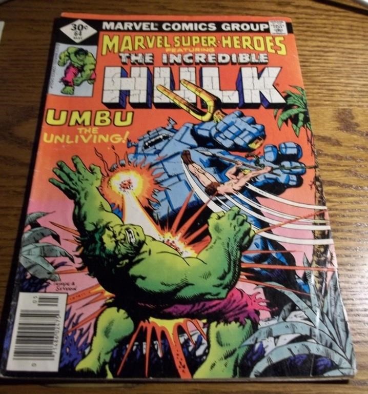 1977 Marvel The Incredible Hulk #64