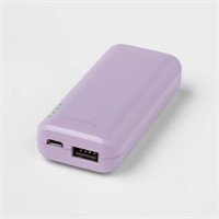 4000mAh Power Bank - heyday Pastel Lavender