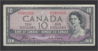 1954 CDN 10 DOLLAR BANK NOTE