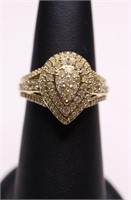10k gold 1.0ctw diamond ring