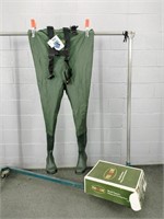 Pro Line Size 11 Nylon Chest Waders W Box