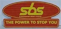 SST Embossed SBS Brakes Sign