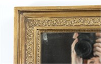 Antique Gold Framed Beveled Mirror