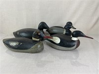 Assortment of Antique Wooden Duck Decoys