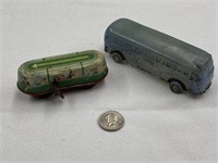 Wind Up Futuristic Bus, Bus Candy Container