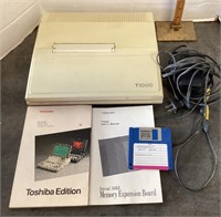 1980s Toshiba T1000 computer