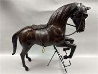Leather made horse from Poland - measures 20