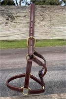 (Private) LEATHER HALTER weanling/pony