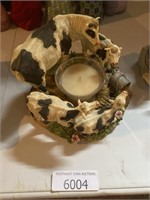 cow candle holder