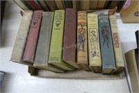 Box vintage books - Zane Grey, Horatio Alger, and