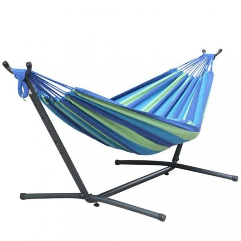 High Quality Hammock with Space Saving Steel Stan