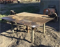 5'X6' Iron Work Table