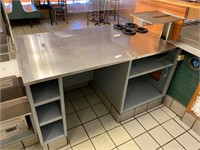 Stainless Steel Check Out Counter