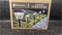 Open Box, LED Solar Path Lights