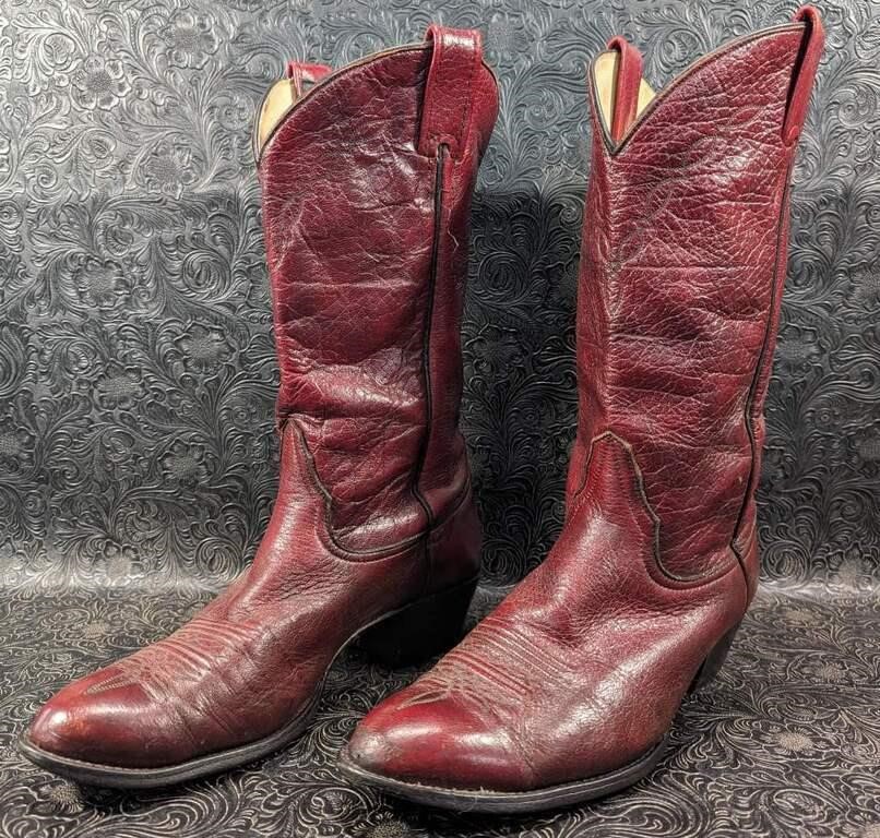 Larry Mahan Size 10.5 EE Mens Western Boots