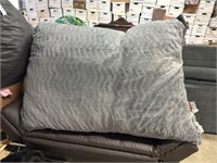 Gray jumbo crash pillow