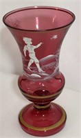 Mary Gregory Vase 5”