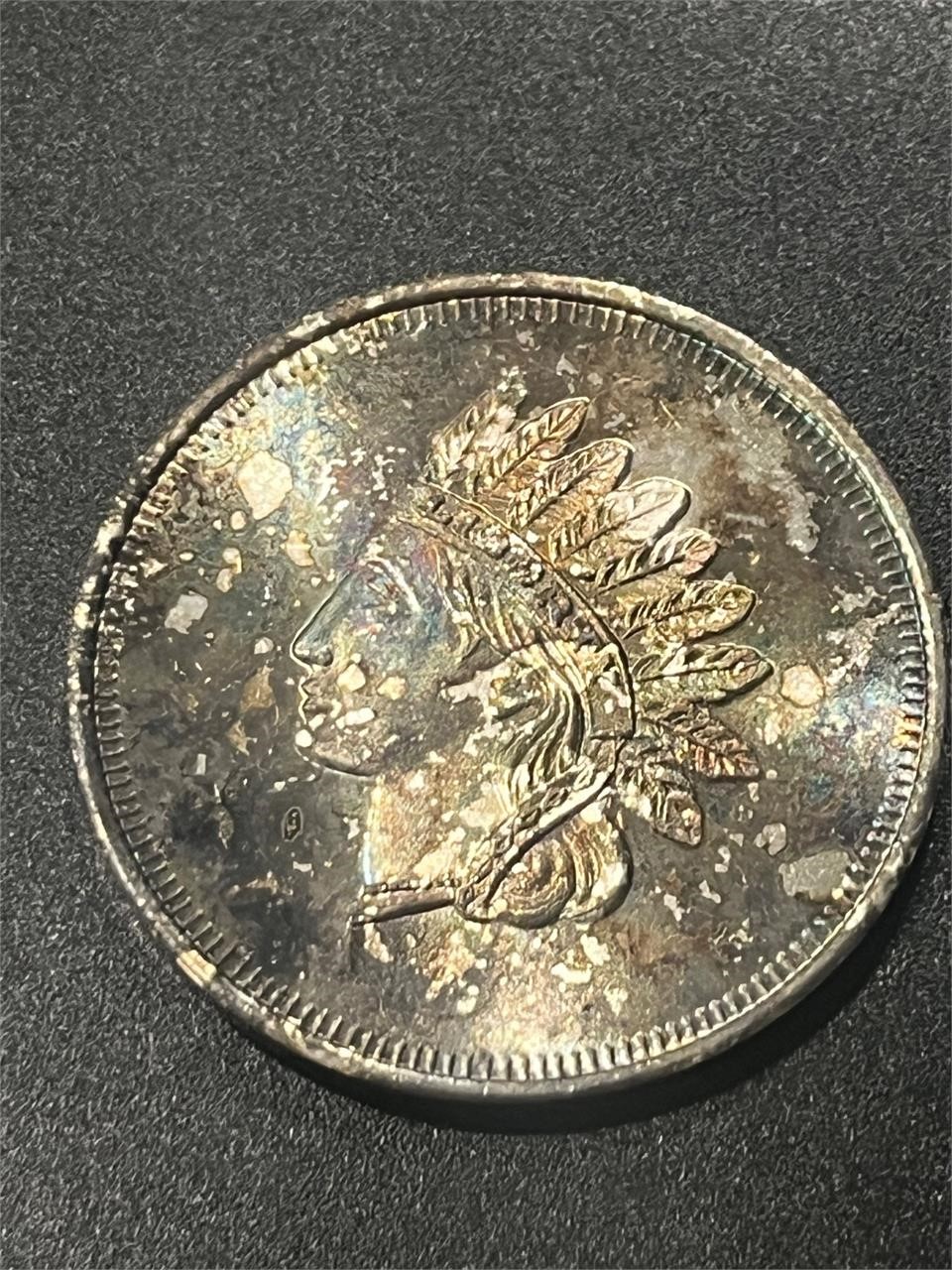 Indian Head 1 Oz Silver Coin